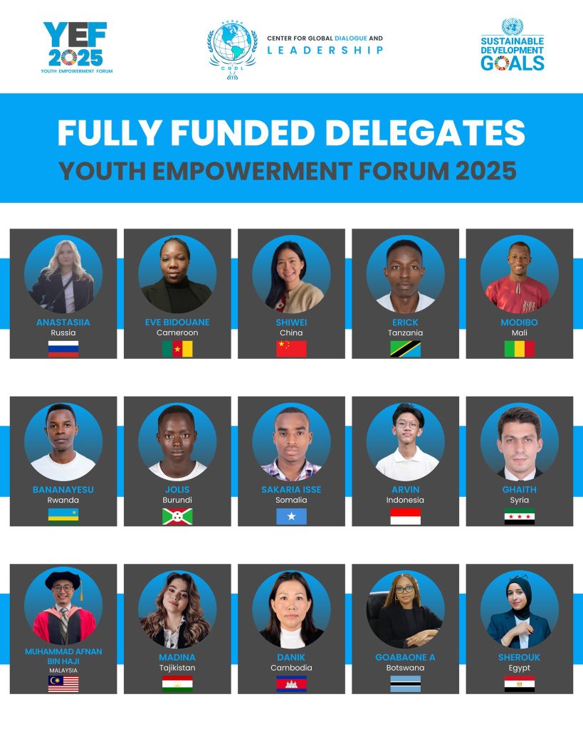 Youth Empowerment Forum 2025 Fully Funded Delegates 2