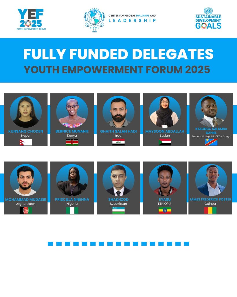 Youth Empowerment Forum 2025 Fully Funded Delegates 3
