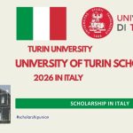 University of Turin Scholarship 2026 in Italy