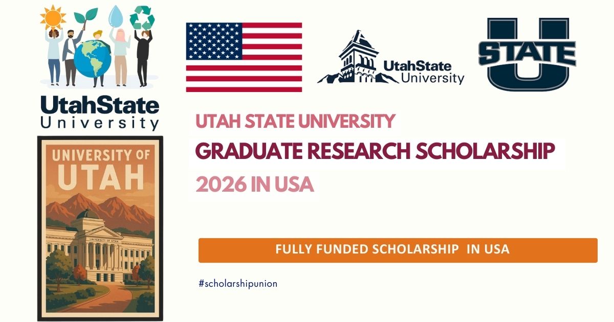 Utah State University Graduate Research Scholarship 2026 USA