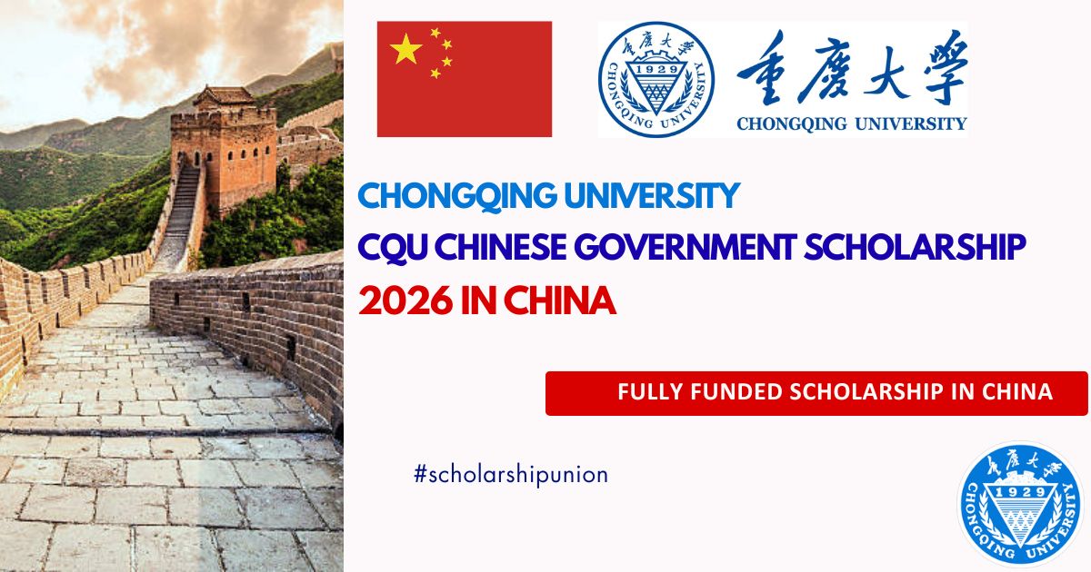CQU Chinese Government Scholarship 2026 | Apply Now