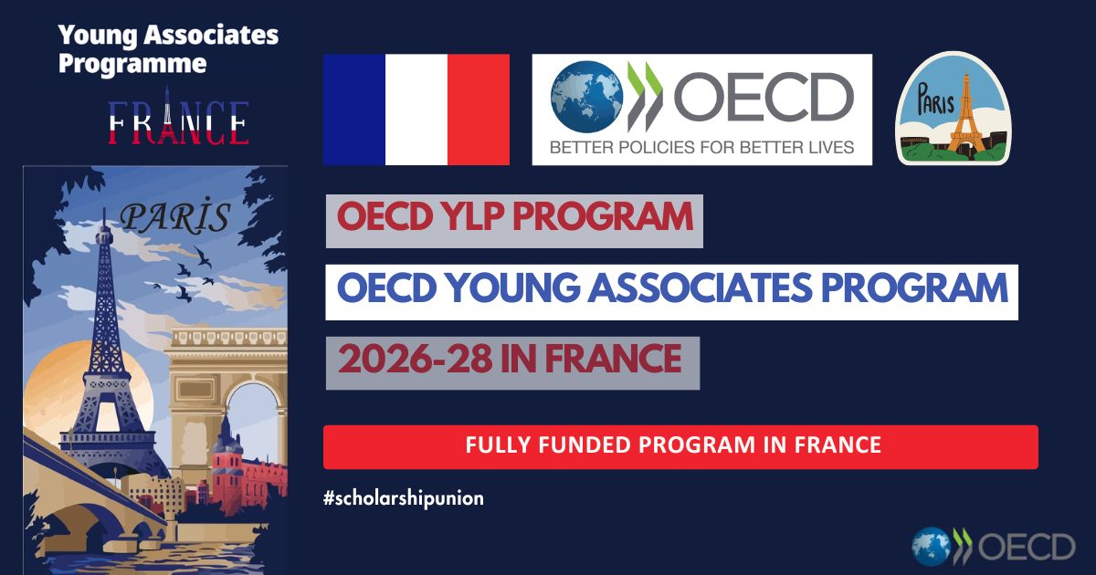 OECD Young Associates Program 2026-28 in France | Fully Funded