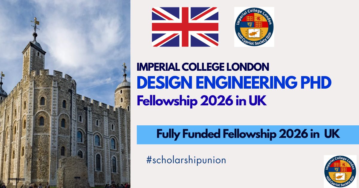 Design Engineering PhD Fellowship 2026 | Apply Now
