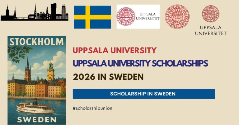 Uppsala University Scholarships 2026 in Sweden