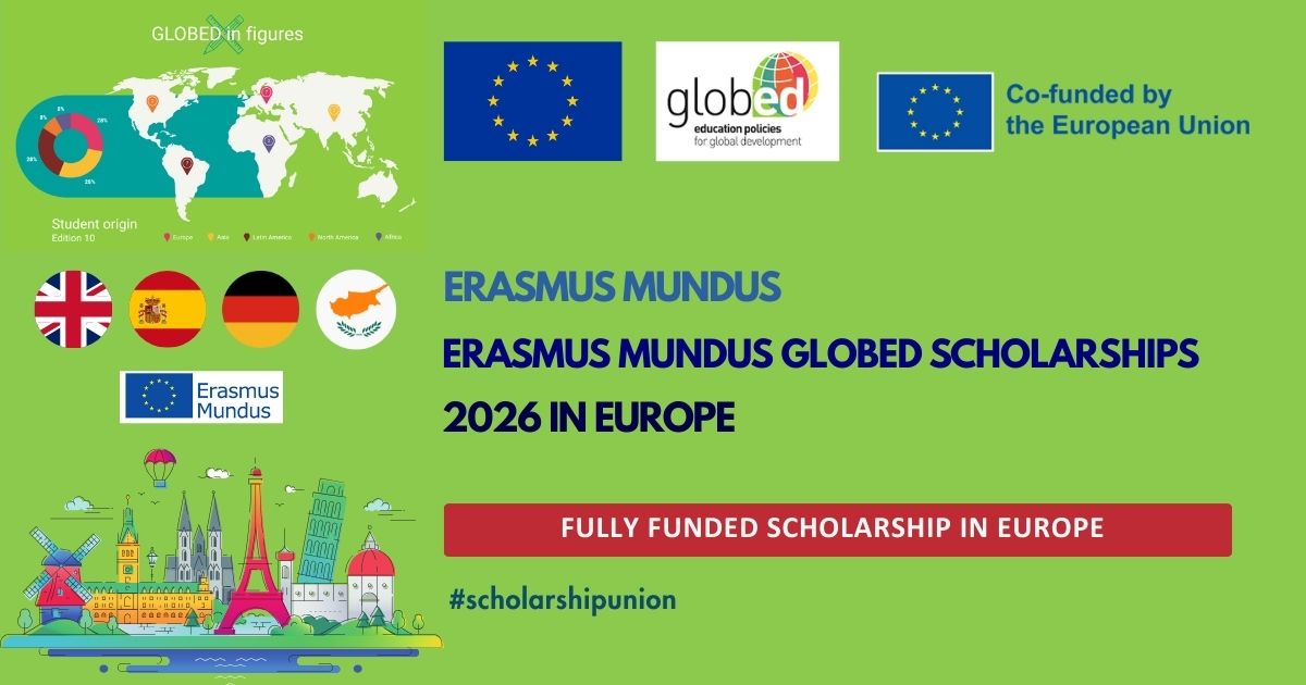Erasmus Mundus GLOBED Scholarships 2026 in Europe | Fully Funded