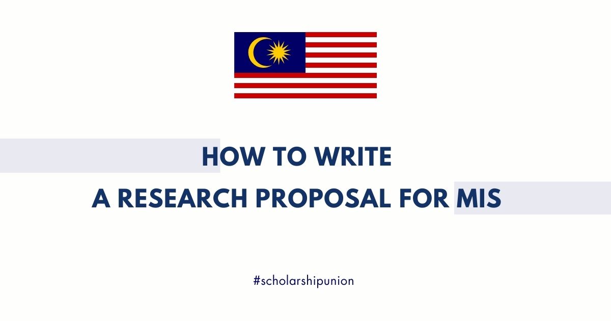 How to Write a Research Proposal for MIS 2026