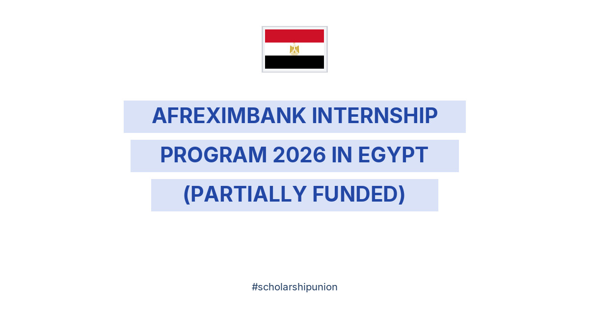 Afreximbank Internship Program 2026 in Egypt