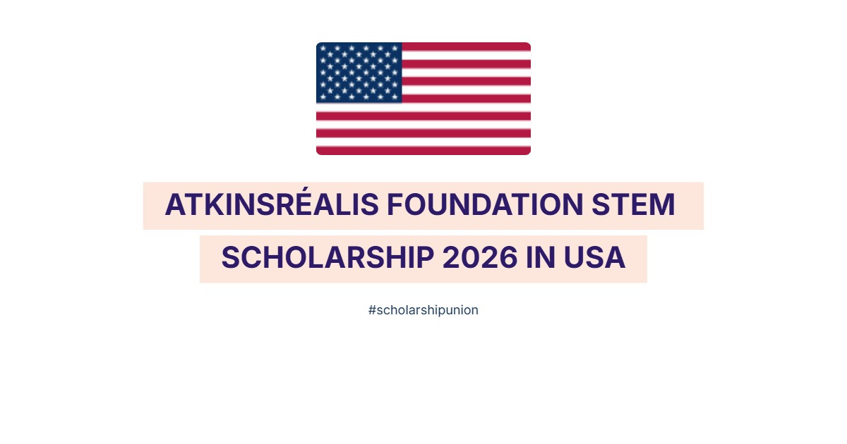 AtkinsRéalis Foundation STEM Scholarship 2026 in USA