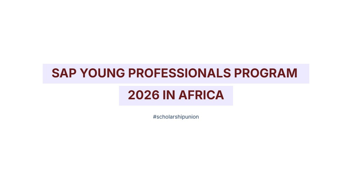 SAP Young Professionals Program 2026 in Africa