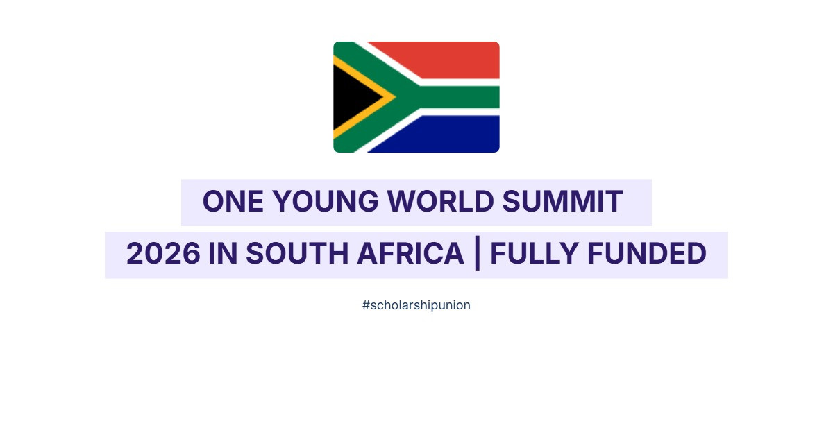 One Young World Summit 2026 in South Africa | Fully Funded