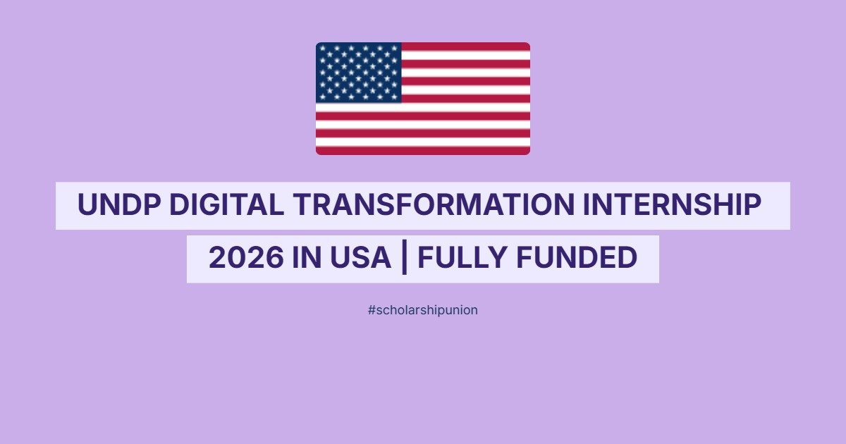 UNDP Digital Transformation Internship 2026 in USA | Fully Funded
